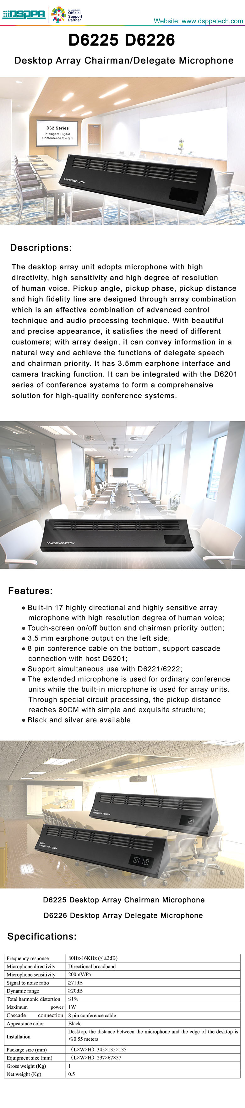 D6226 Desktop Array Delegate Unit