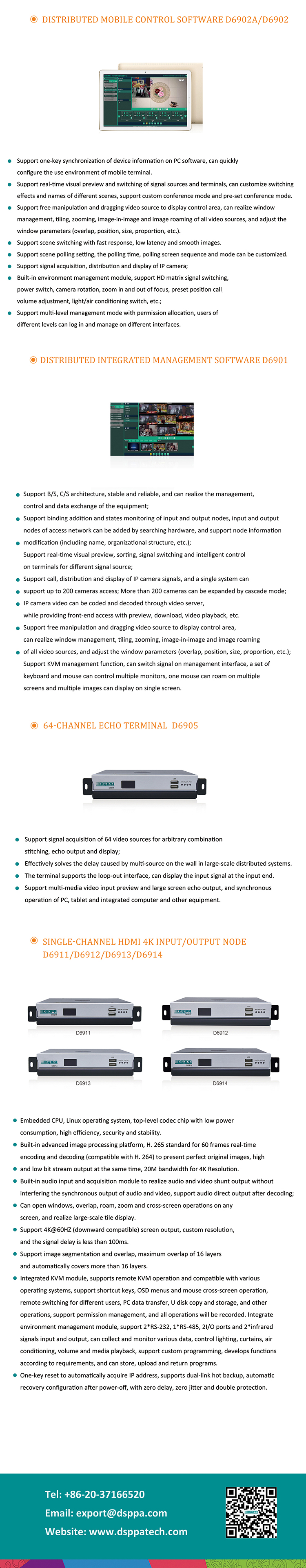 DSP6914 HD Distributed Digital Output Terminal