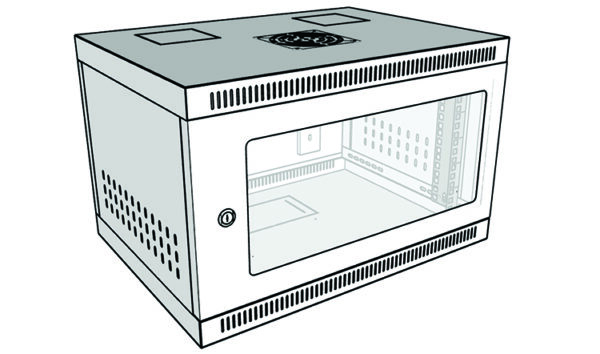 Tủ rack 6U UNR- N6UD400